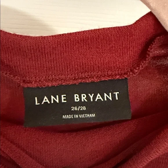 LANE BRYANT long sleeved turtle neck with faux button sleeeves - Picture 3 of 4